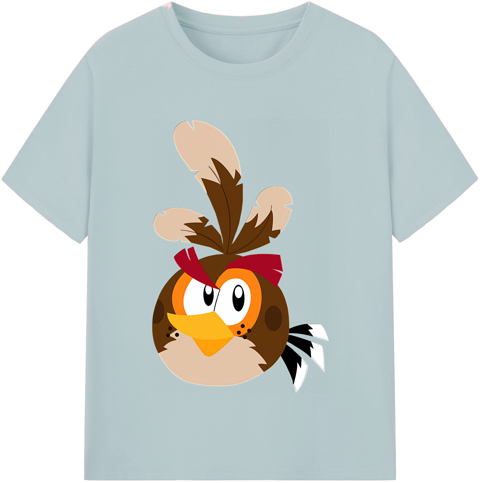 （画像用） Angry Birds アングリーバード 綿100％半袖Tシャツ（フロントプリント）